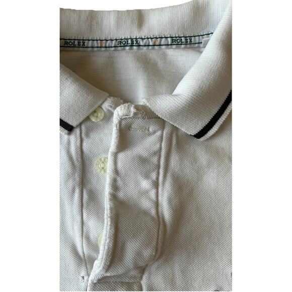 VTG Rolex Polo Shirt Mens L Rare Golf TP 52 Global Championship 2006 Retro Y2K - Picture 9 of 14